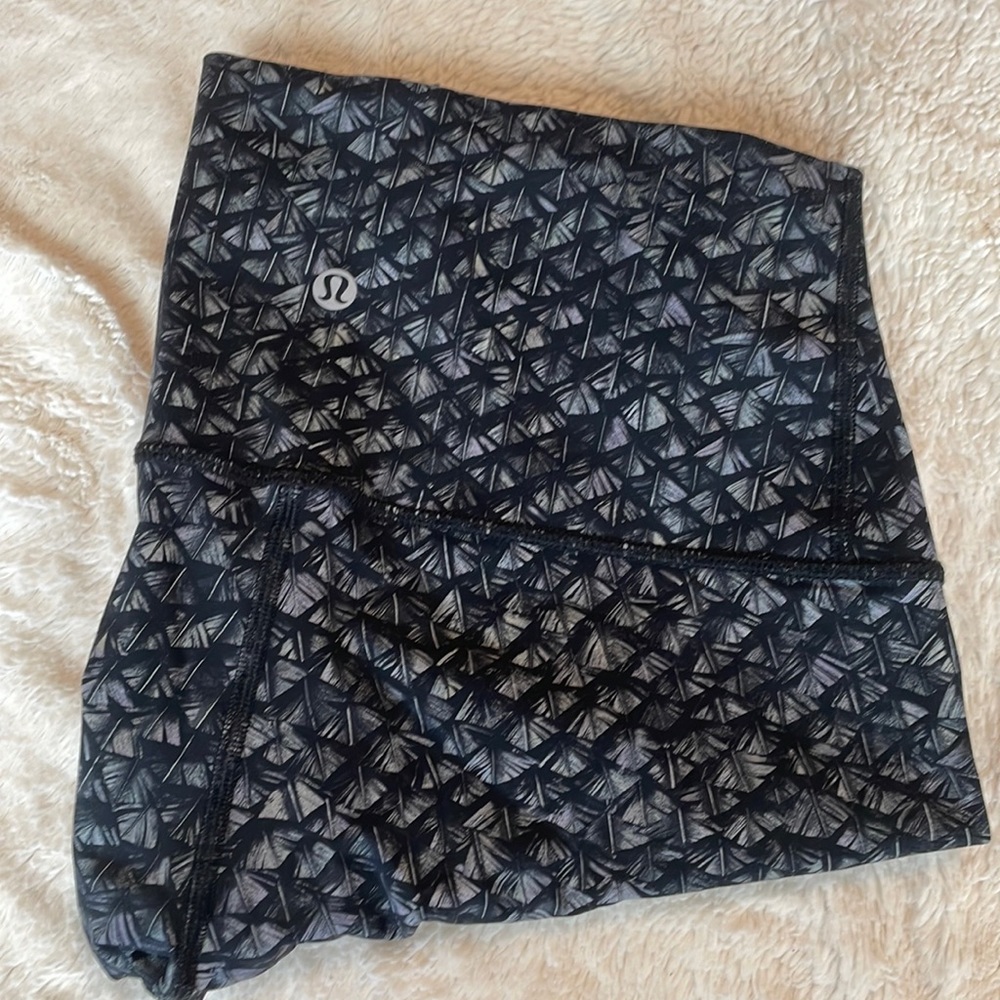 Lulu lemon high waisted spandex gray/black leggings
